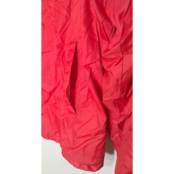 VTG 80s Exxon Mechanic Jacket Red XL Auburn Sportswear Shop Windbreaker USA - Picture 3 of 9